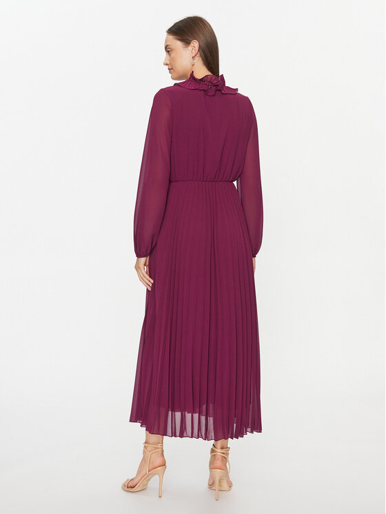 Dixie Dixie Ikdienas kleita A319Z038 Bordo Regular Fit