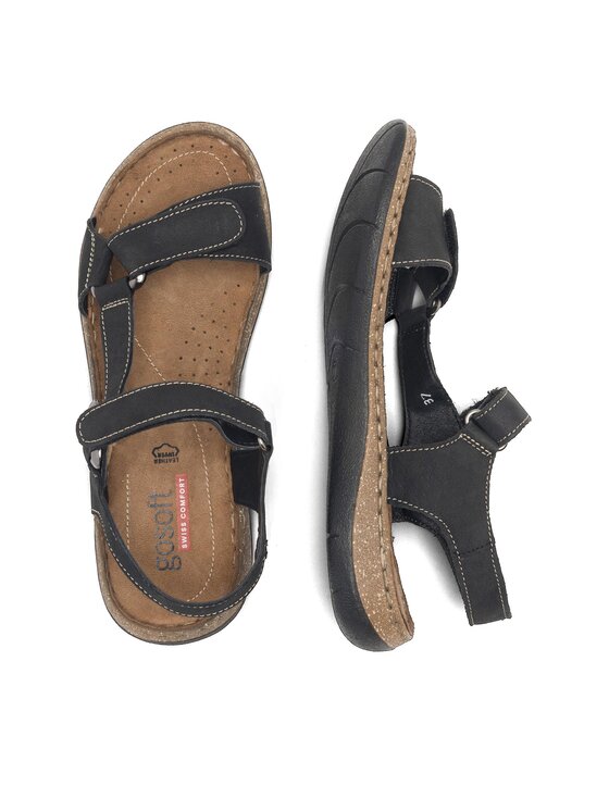 Go Soft Go Soft Sandalen CEO-WI23-4773-05 Schwarz