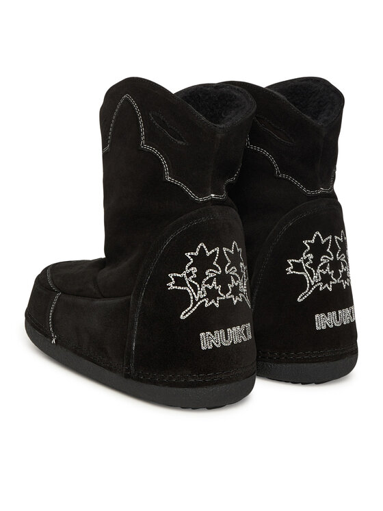 Inuikii Inuikii Cizme de zăpadă Cowboy Emboidery 1002.024.0031 Negru