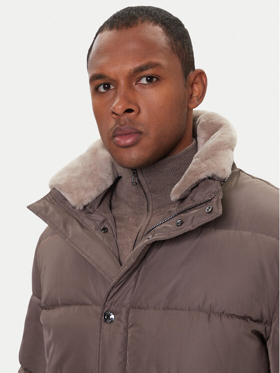JOOP! JOOP! Žieminė striukė Newton 30048499 Ruda Regular Fit