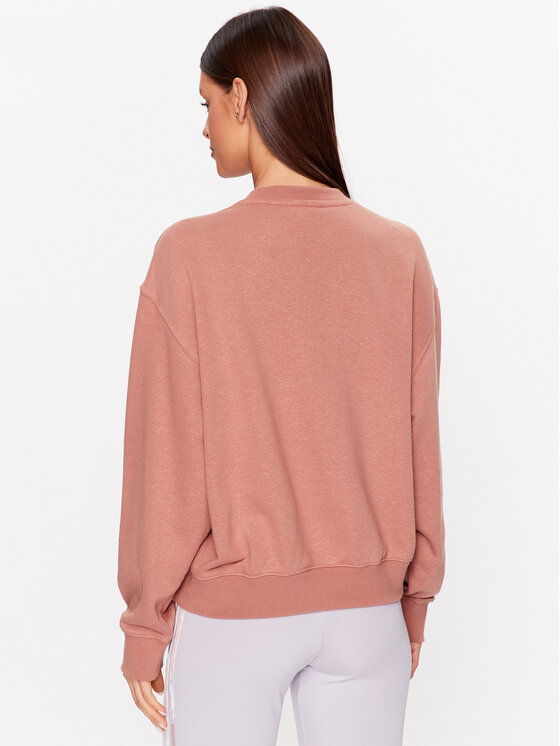 adidas adidas Majica dugih rukava Essentials+ Made with Hemp Sweatshirt IC1822 Smeđa Loose Fit