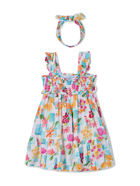 Mayoral Mayoral Sommerkleid 3939 Bunt Regular Fit