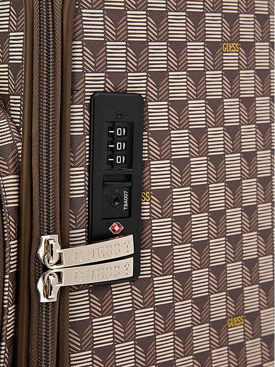 Guess Guess Walizka kabinowa 162327 Brązowy