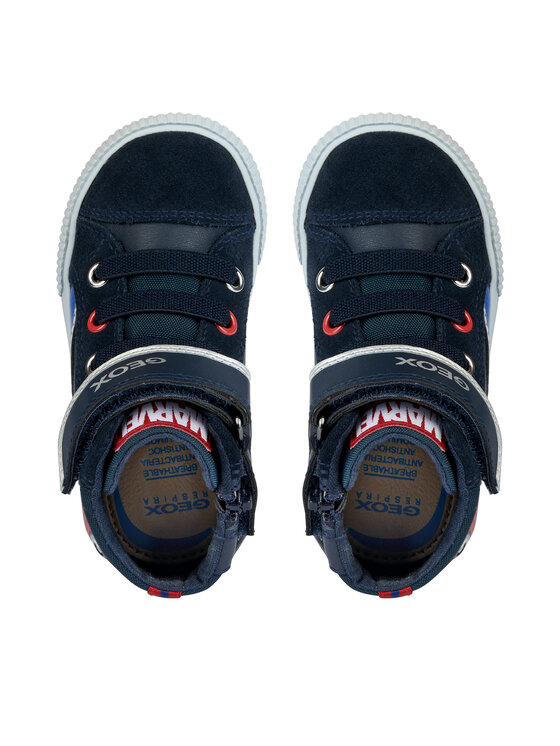 Geox Geox Sneakersy SPIDER-MAN B Kilwi Boy B36A7D 08554 C4226 M Granatowy