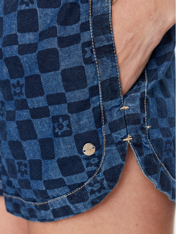 Roxy Roxy Jeans kratke hlače New Impossible ERJDS03300 Mornarsko modra Regular Fit