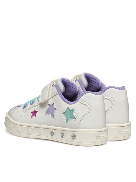 Geox Geox Snīkeri J Skylin J558WB 0BCKC C0653 D Balts