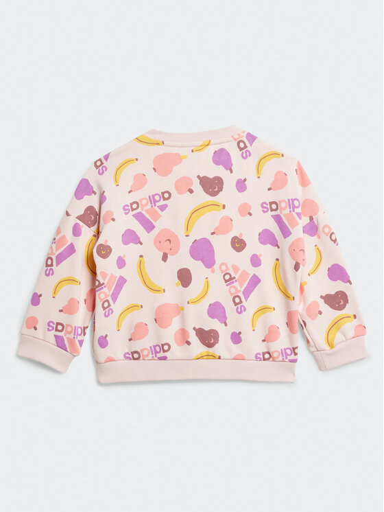adidas adidas Sportinis kostiumas Essentials Allover Print JF4487 Rožinė Regular Fit