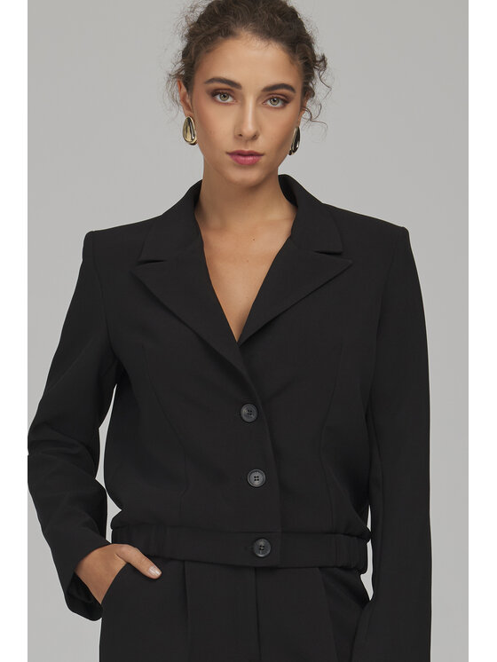 NIFE NIFE Marynarka Z103 Czarny Regular Fit