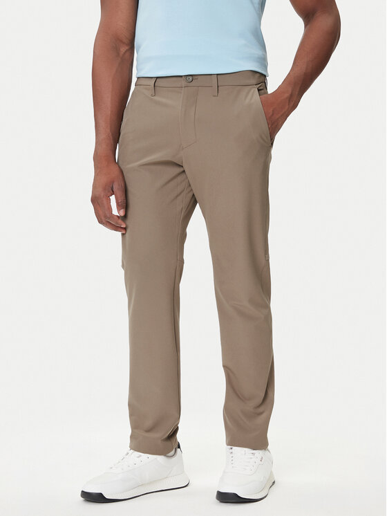 BOSS BOSS Kalhoty z materiálu T_Commuter 50534303 Zelená Slim Fit