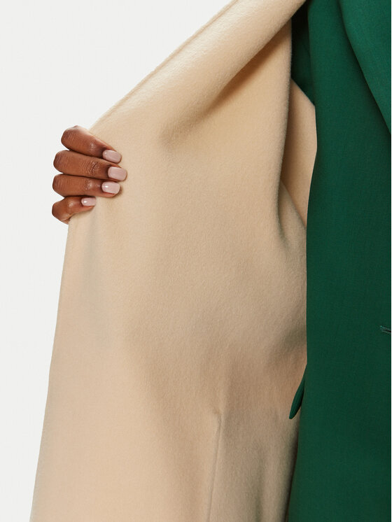 Weekend Max Mara Weekend Max Mara Gyapjú kabát Eris 2425016011 Bézs Oversize