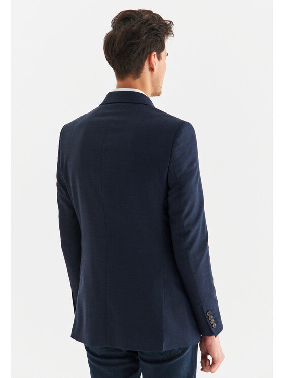 Pako Lorente Pako Lorente Marynarka P22WP-3X-030 Granatowy Slim Fit
