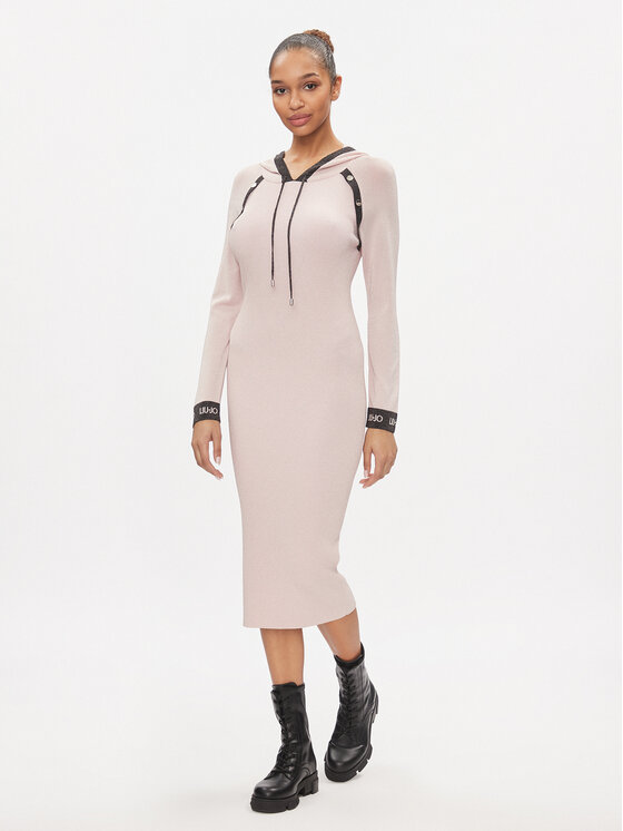 Liu Jo Sport Liu Jo Sport Kötött ruha TA4012 MS014 Rózsaszín Regular Fit