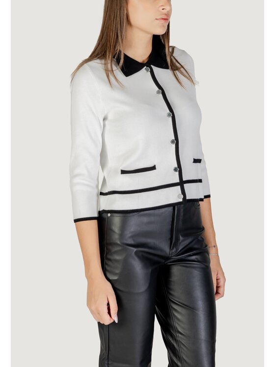 Morgan De Toi Morgan De Toi Maglione 252-MJIM Bianco Egg Fit