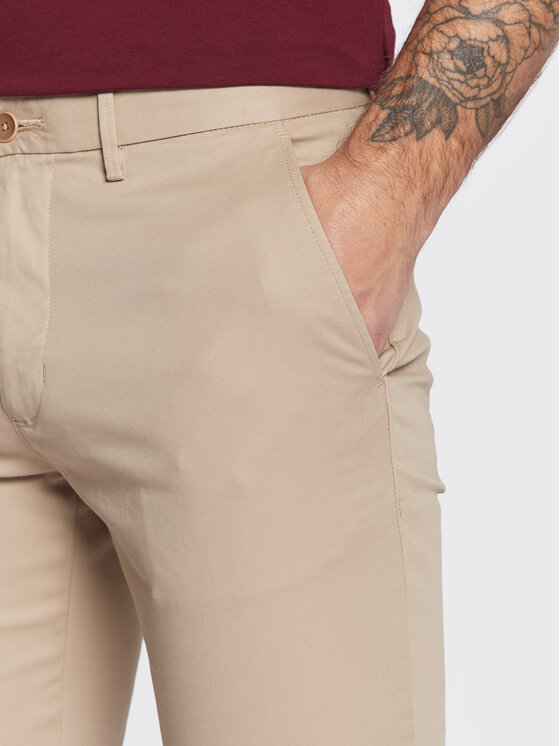 Tommy Hilfiger Tommy Hilfiger Chinos kelnes Core Denton MW0MW28884 Smėlio Straight Fit