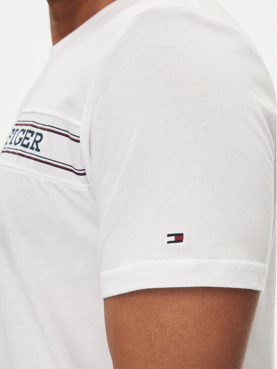 Tommy Hilfiger Tommy Hilfiger T-krekls UM0UM03196 Balts Regular Fit