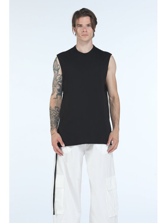 N°21 N°21 T-Shirt 23EN1M0F08141579000 Czarny Regular Fit