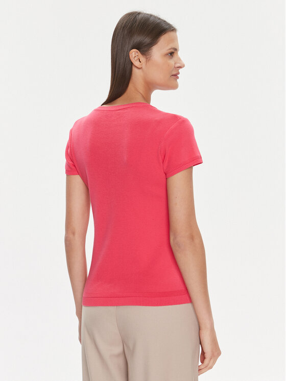 United Colors Of Benetton United Colors Of Benetton T-Shirt 1091D1M10 Ροζ Regular Fit