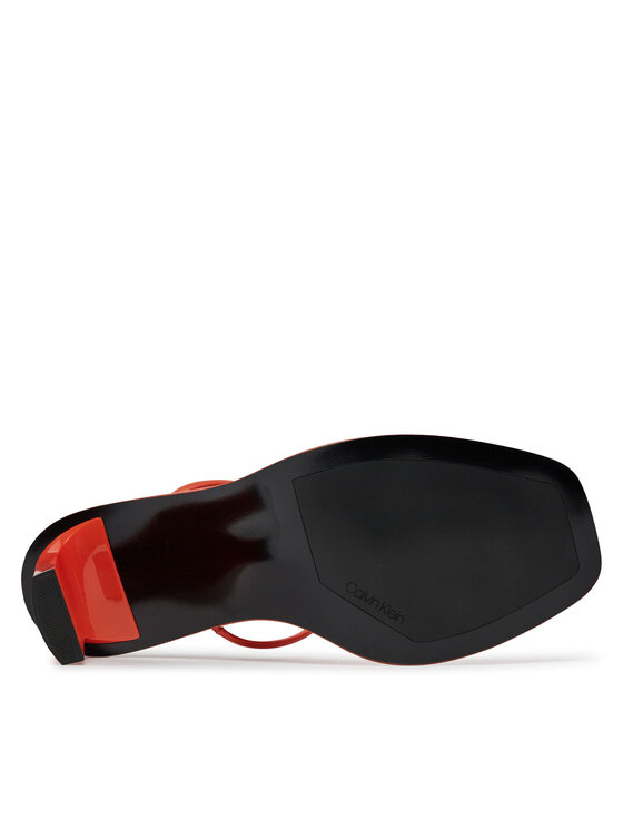 Calvin Klein Calvin Klein Šľapky Padded Curved Stil Slide 70 HW0HW01992 Červená