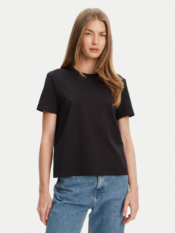 Calvin Klein Calvin Klein Tricou LV044C905G Negru Regular Fit