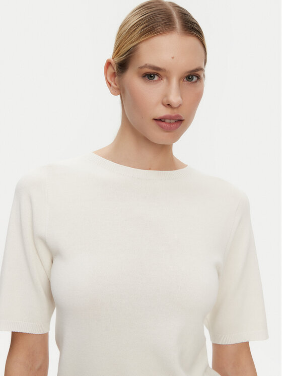 Kontatto Kontatto Sweter 3M0504C Écru Regular Fit