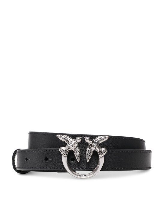 PINKO Pinko Ženski pas Love Berry H2 Belt PE 23 PLT01 100143 A0F1 Črna