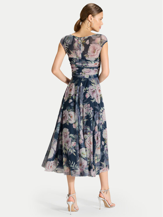 Swing Swing Cocktail obleka 5AK11400 Mornarsko modra Regular Fit