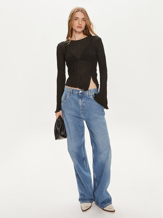 Gina Tricot Gina Tricot Μπλουζάκι 21367 Μαύρο Regular Fit