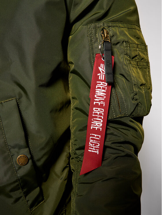 Alpha Industries Alpha Industries Kurtka bomber Ma-1 191103 Zielony Regular Fit