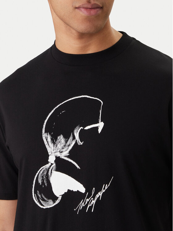 KARL LAGERFELD KARL LAGERFELD T-shirt 755146 562224 Crna Loose Fit