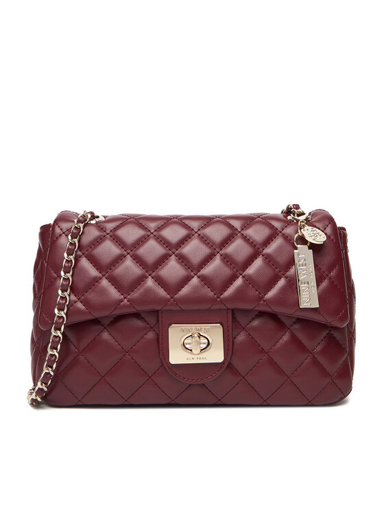 Nine West Nine West Ročna torba CEO-IDAHO-LDA8004 Bordo rdeča