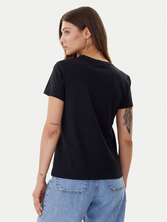 Levi's® Levi's® T-Shirt The Perfect 17369-2437 Μαύρο Standard Fit
