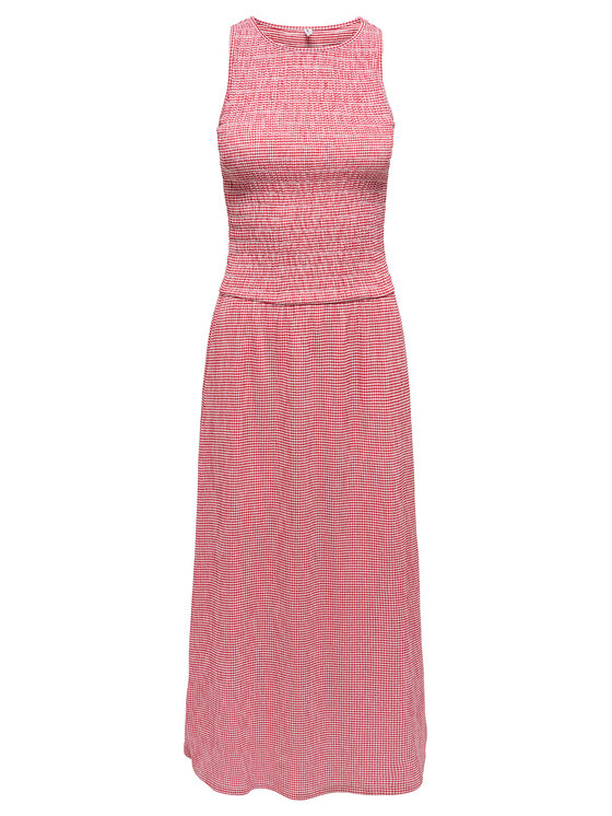 ONLY ONLY Sukienka letnia Celle 15369284 Czerwony Regular Fit
