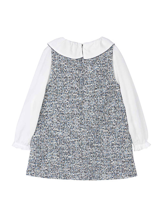 Mayoral Mayoral Sukienka codzienna 4990 Szary Regular Fit