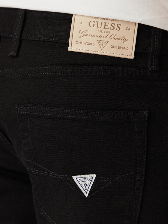 Guess Guess Jeans Angels M6YAN2 D1487 Nero Slim Fit