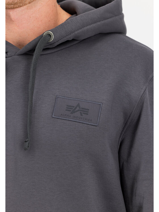 Alpha Industries Alpha Industries Mikina Backprint Hoodie Sivá Regular Fit