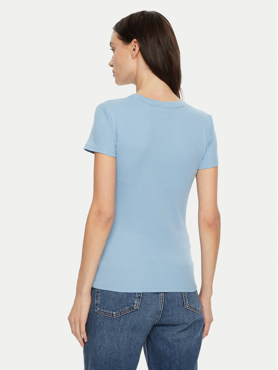 HUGO HUGO T-Shirt Easy 50523924 Niebieski Slim Fit