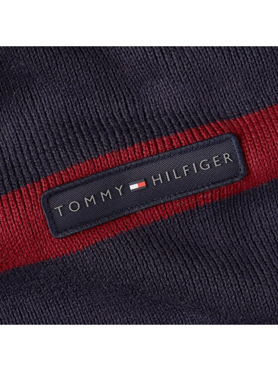 Tommy Hilfiger Tommy Hilfiger Šal Th Skyline Knit Scarf AM0AM11496 Tamnoplava
