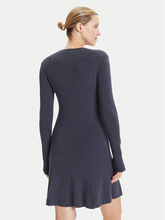 Calvin Klein Jeans Calvin Klein Jeans Kasdieninė suknelė LV047D307G Tamsiai mėlyna Slim Fit