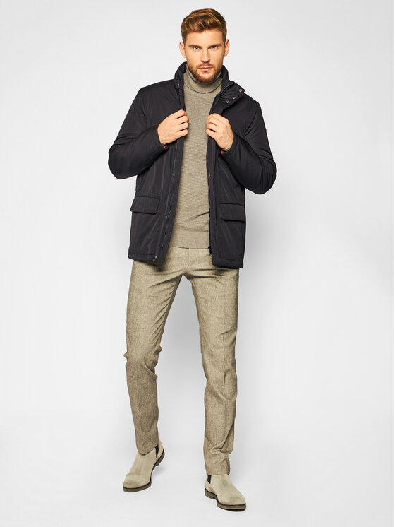 Geox Geox Зимно яке Vincit Mid M0420H T2676 F9000 Черен Regular Fit