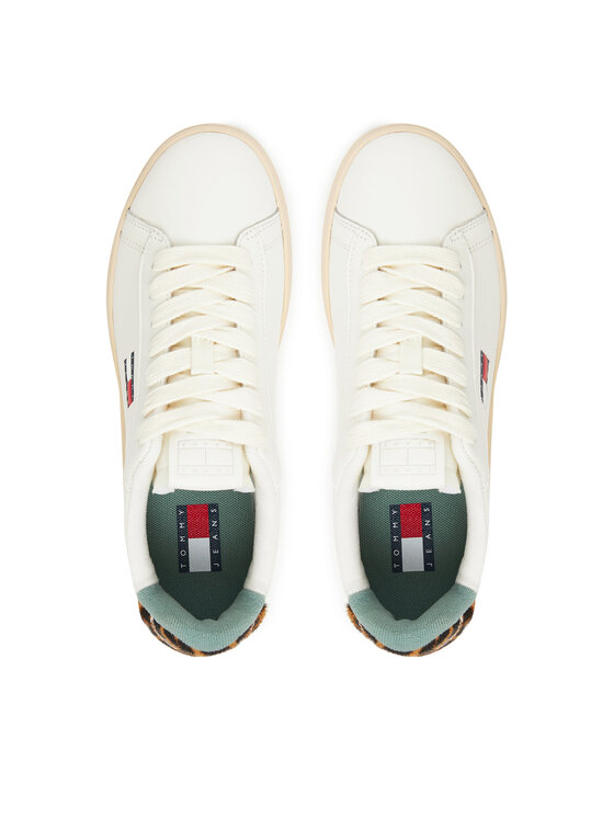 Tommy Jeans Tommy Jeans Laisvalaikio batai Archive '98 Leopard EN0EN02909 Balta