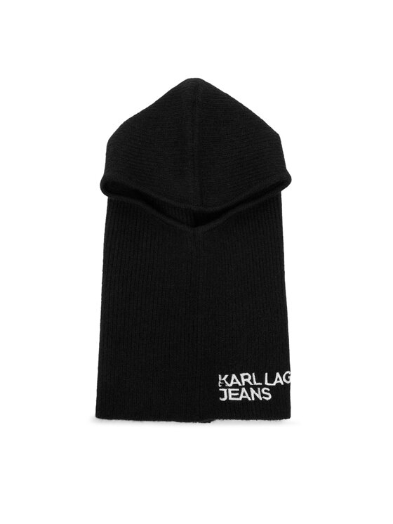 Karl Lagerfeld Jeans Karl Lagerfeld Jeans Шапка маска 246J3403 Черен