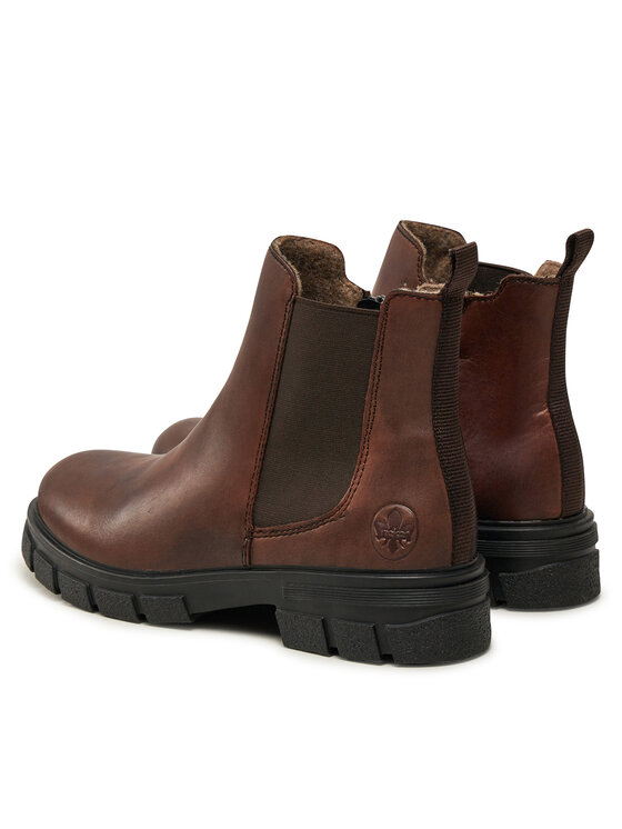 Rieker Rieker Polokozačky Z9150-25 Hnědá