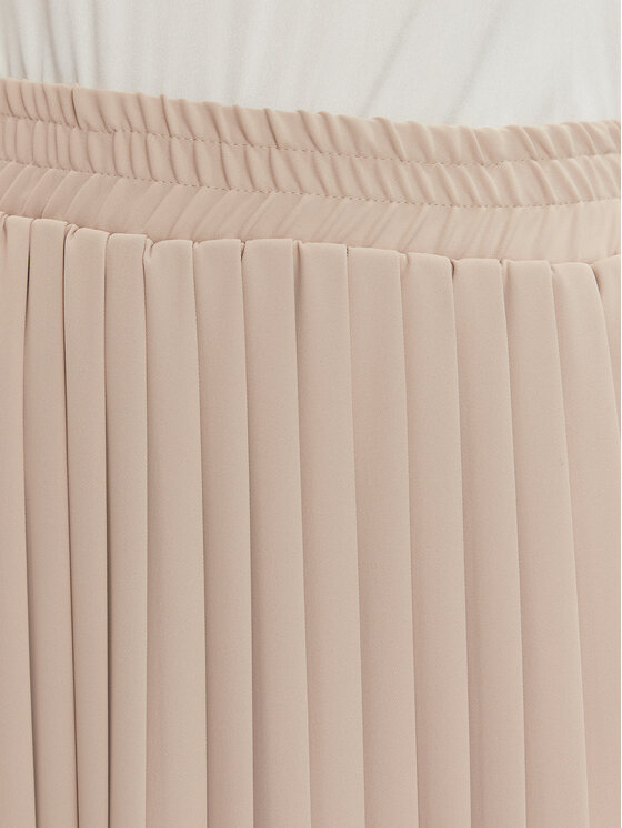 Kontatto Kontatto Faltenrock NO222C Beige Regular Fit