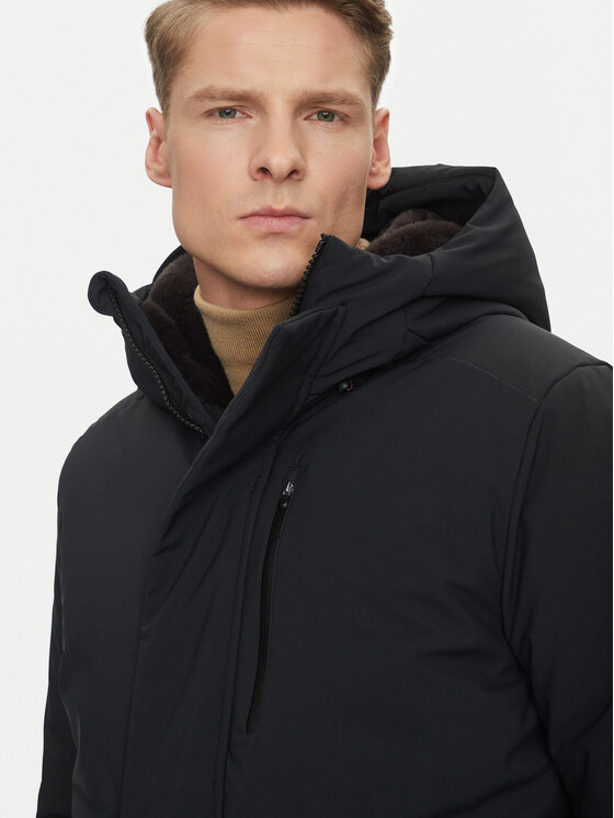 Save The Duck Save The Duck Parka P38160M SMEG19 Fekete Regular Fit