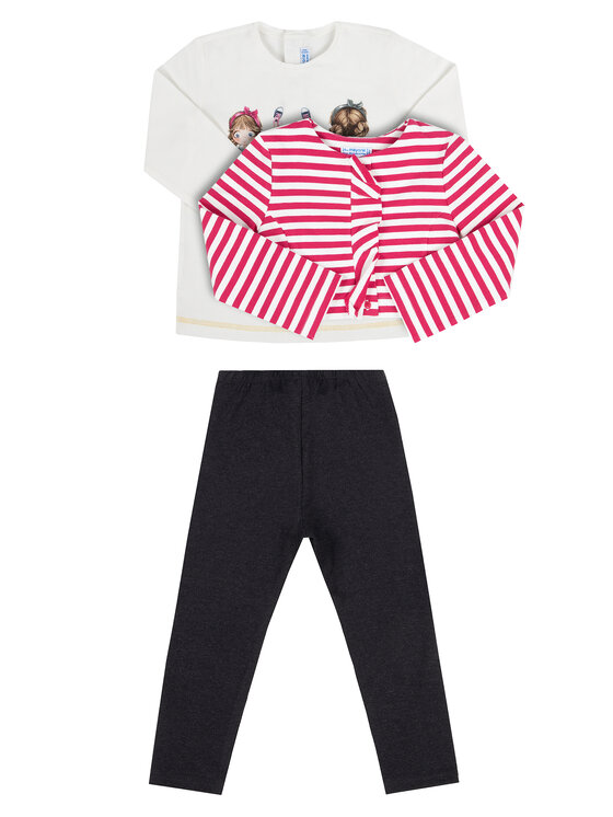 Completo coprispalle, maglietta e leggings 2745