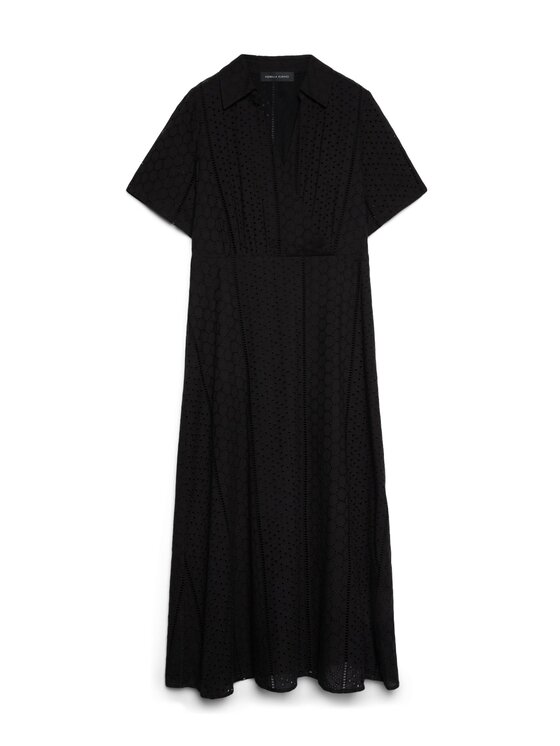 Fiorella Rubino Fiorella Rubino Sukienka codzienna 7036T001800N0Z3 Czarny Regular Fit