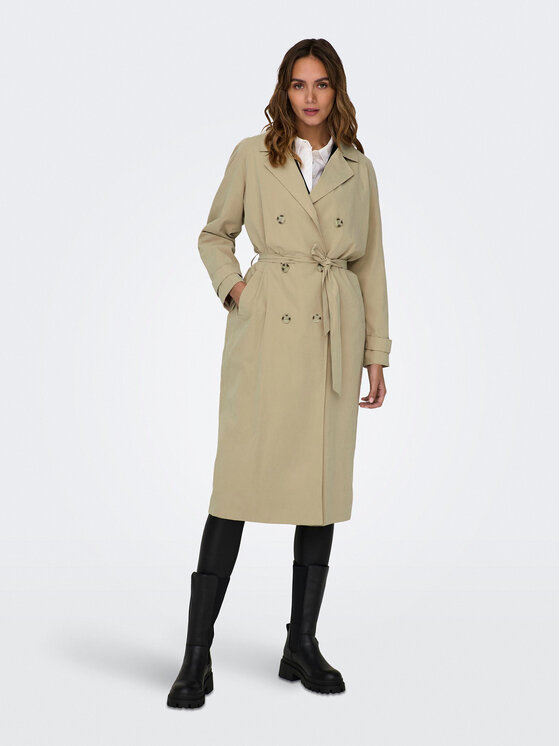 JDY JDY Vihmamantel Panther 15281785 Beež Regular Fit