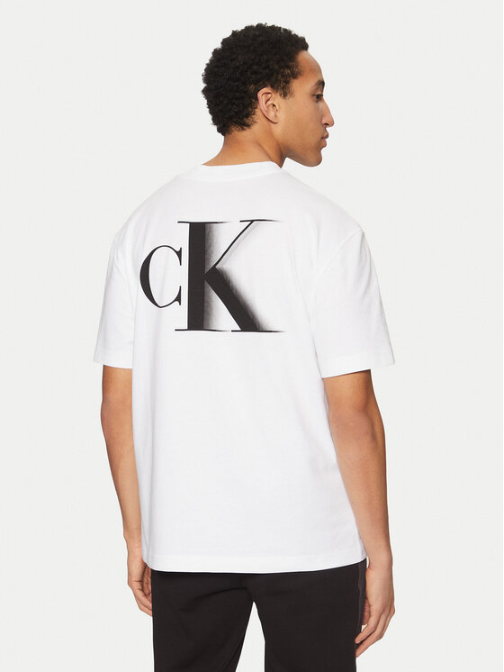 Calvin Klein Jeans Calvin Klein Jeans T-Shirt J30J327475 Bílá Regular Fit