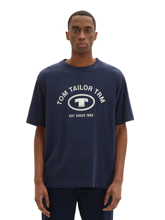Tom Tailor T-Shirt 1035618 Dunkelblau Regular Fit