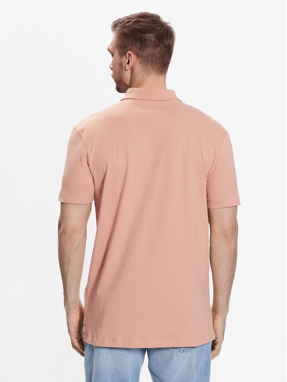 Quiksilver Quiksilver Тениска с яка и копчета Essentials EQYKT04094 Розов Regular Fit